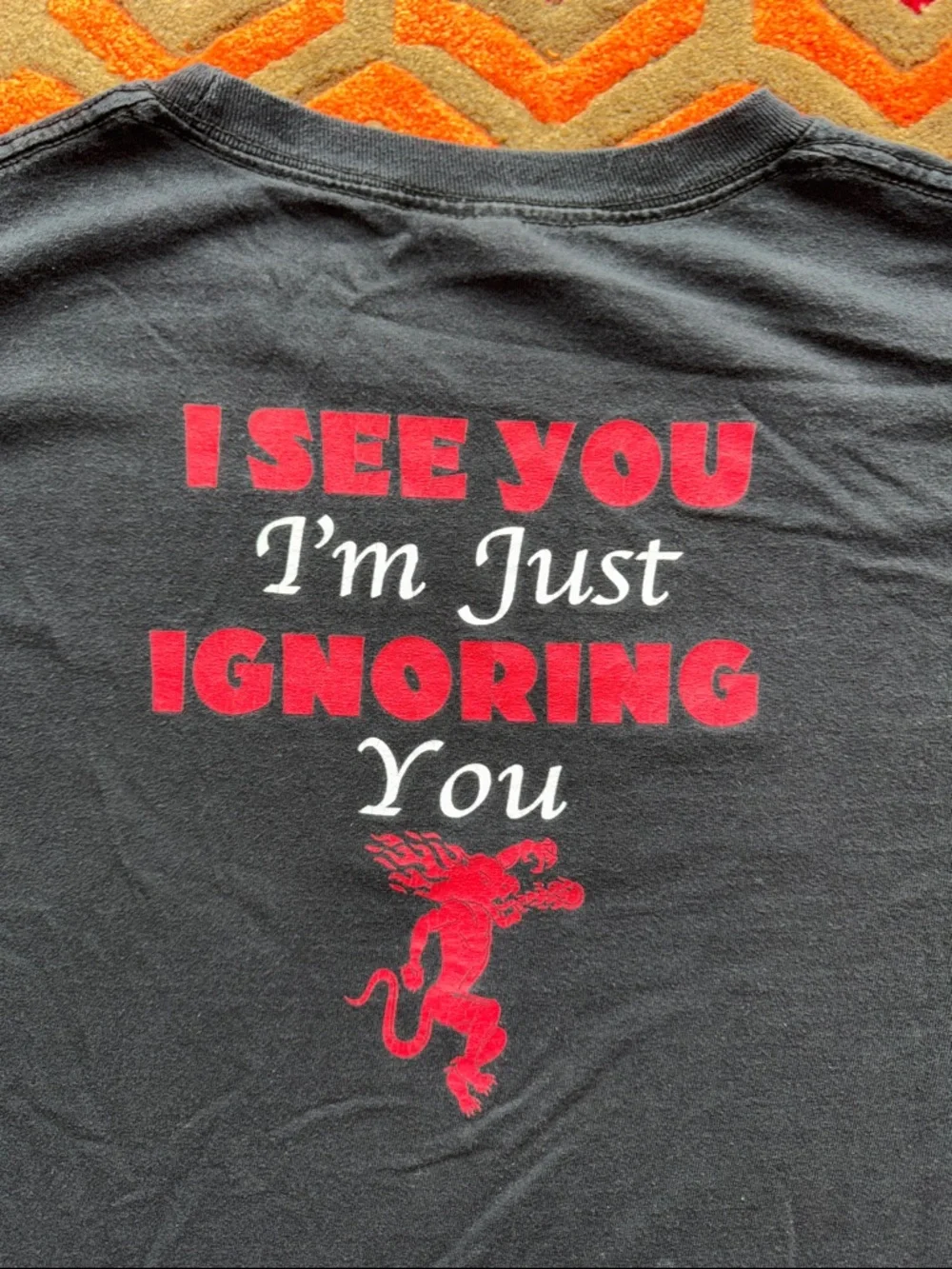 MAKE OFFER! Fireball Cinnamon Whisky Black Short-Sleeve Crewneck T-Shirt Tee LG - Picture 1 of 5